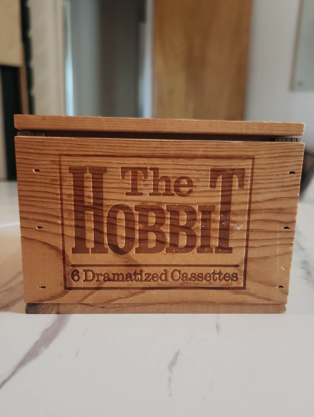 The Hobbit Wooden Box Set - Natural Wood Part 1-6